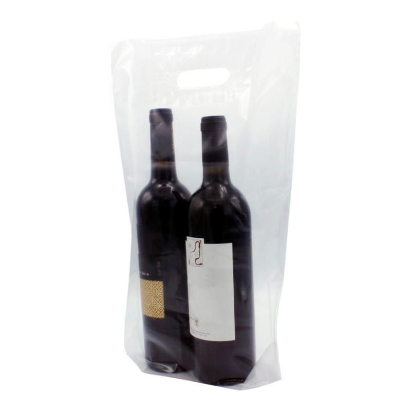 Bolsas de Plástico Corte Judía Baja Densidad (BD) con Refuerzo para Botella - Cristal