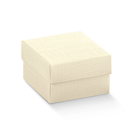 Cajas con Tapa y Fondo - Beige - "Flecha Marfil"