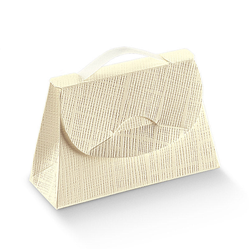 Suitcase Boxes with Handle - Beige - "Ivory Arrow"