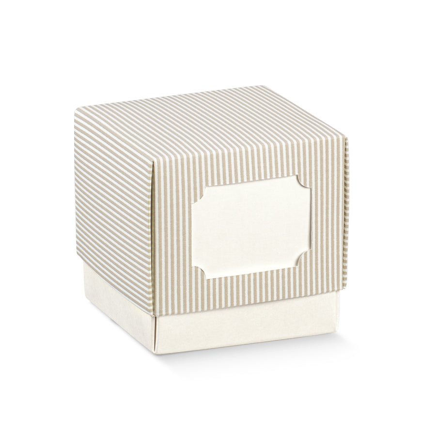 Cajas con Tapa y Base - Gris y Blanco