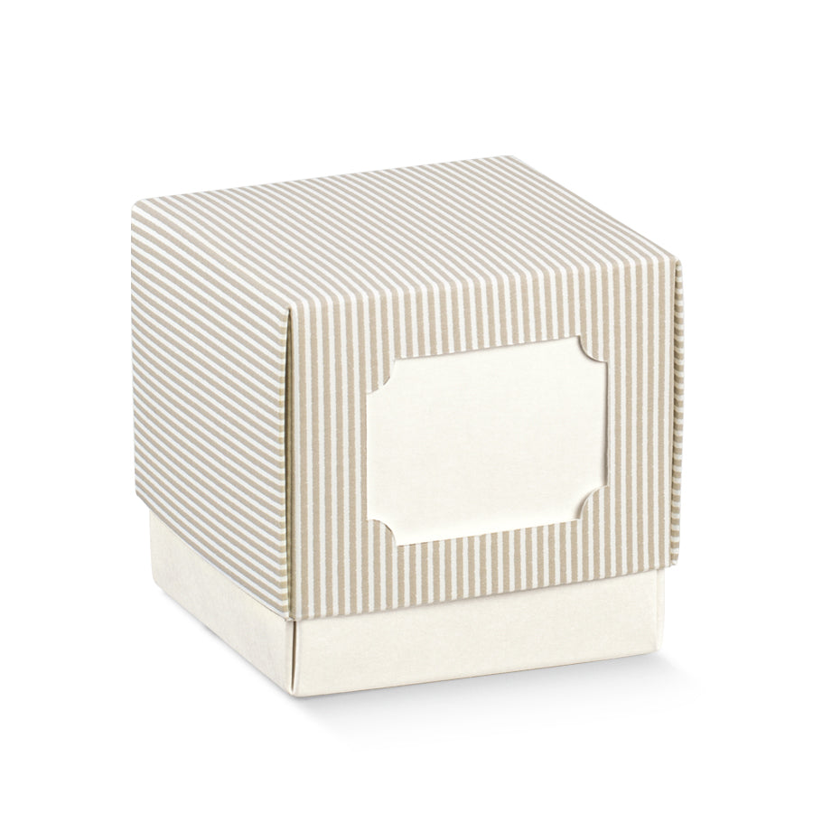 Cajas con Tapa y Base - Gris y Blanco