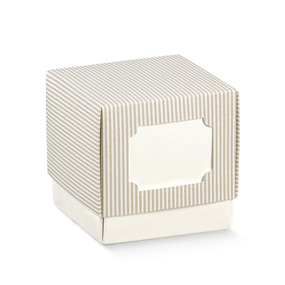 Cajas con Tapa y Base - Gris y Blanco