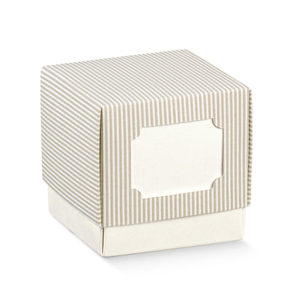Cajas con Tapa y Base - Gris y Blanco