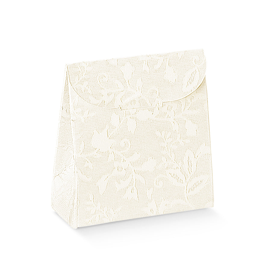 Boxes with Flap - White - "Harmony"