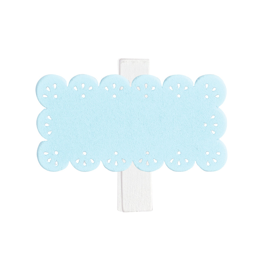 Spring Clip Label - Blue