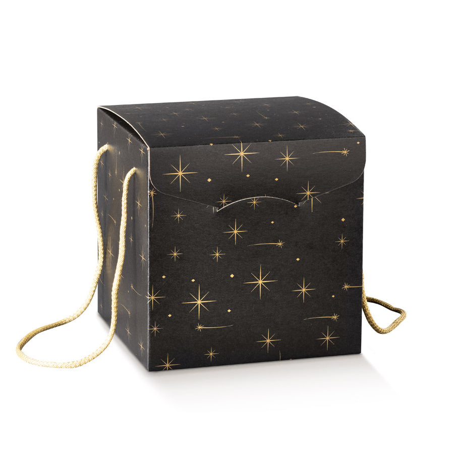 Cajas Secretas con Cordón - Negro - "Constellation"