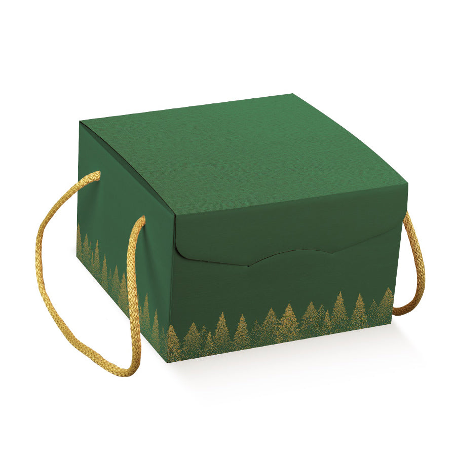Secret Boxes with Drawstring - Green - "Green Forest"