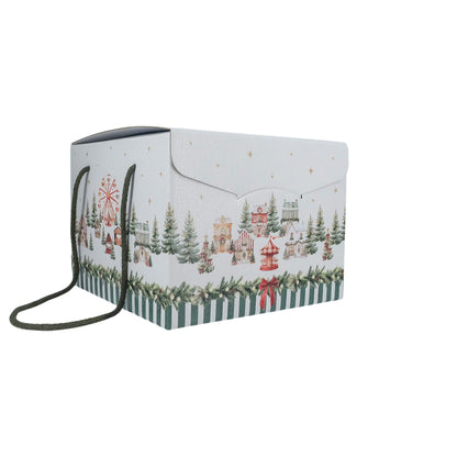 Cajas con Cordón - Verde y Blanco - "Market Verde"