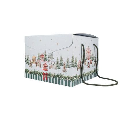 Cajas con Cordón - Verde y Blanco - "Market Verde"