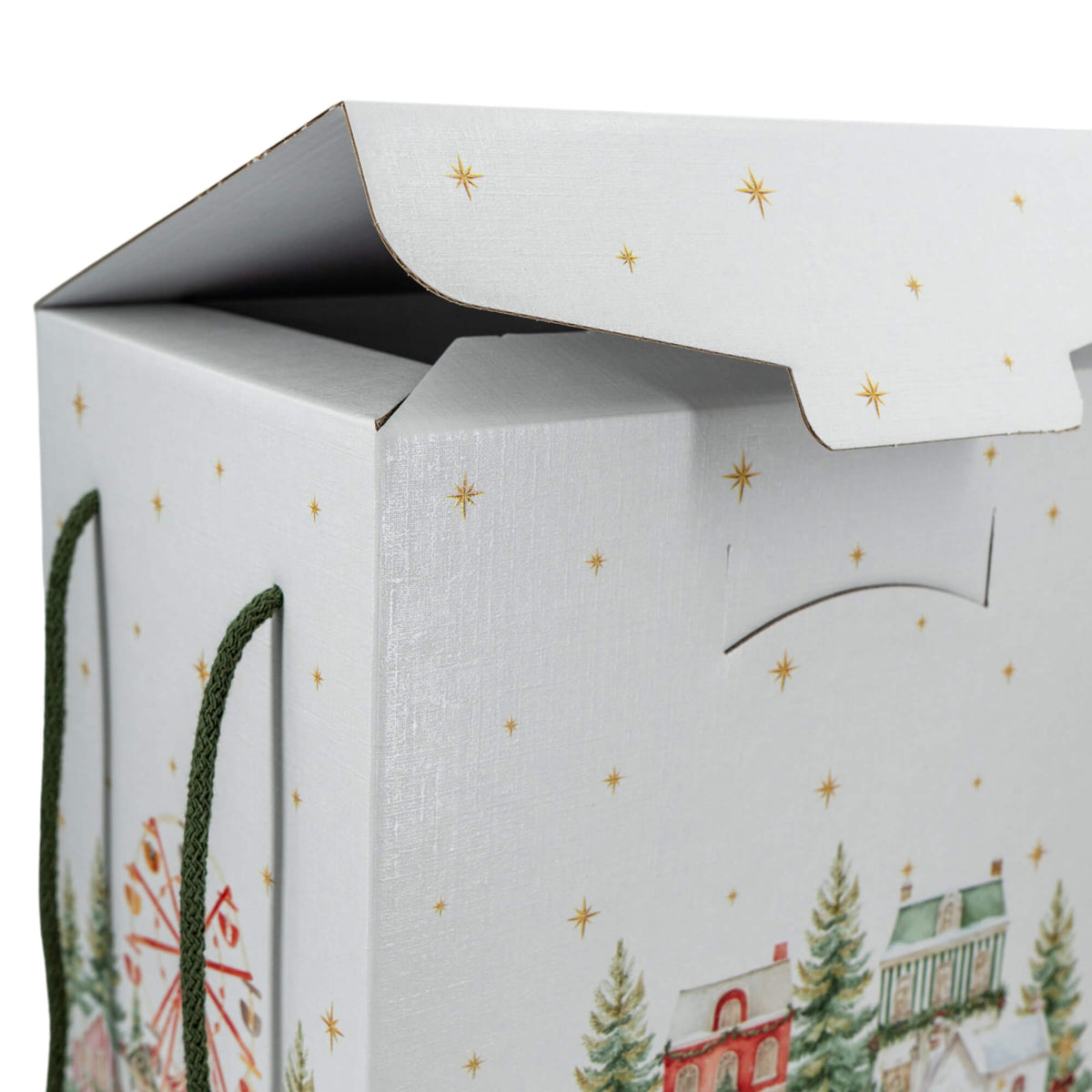 Cajas con Cordón - Verde y Blanco - "Market Verde"