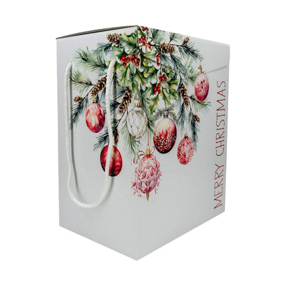 Cajas con Cordón - Blanco, Rojo y Blanco - "Addobbi di Natale"