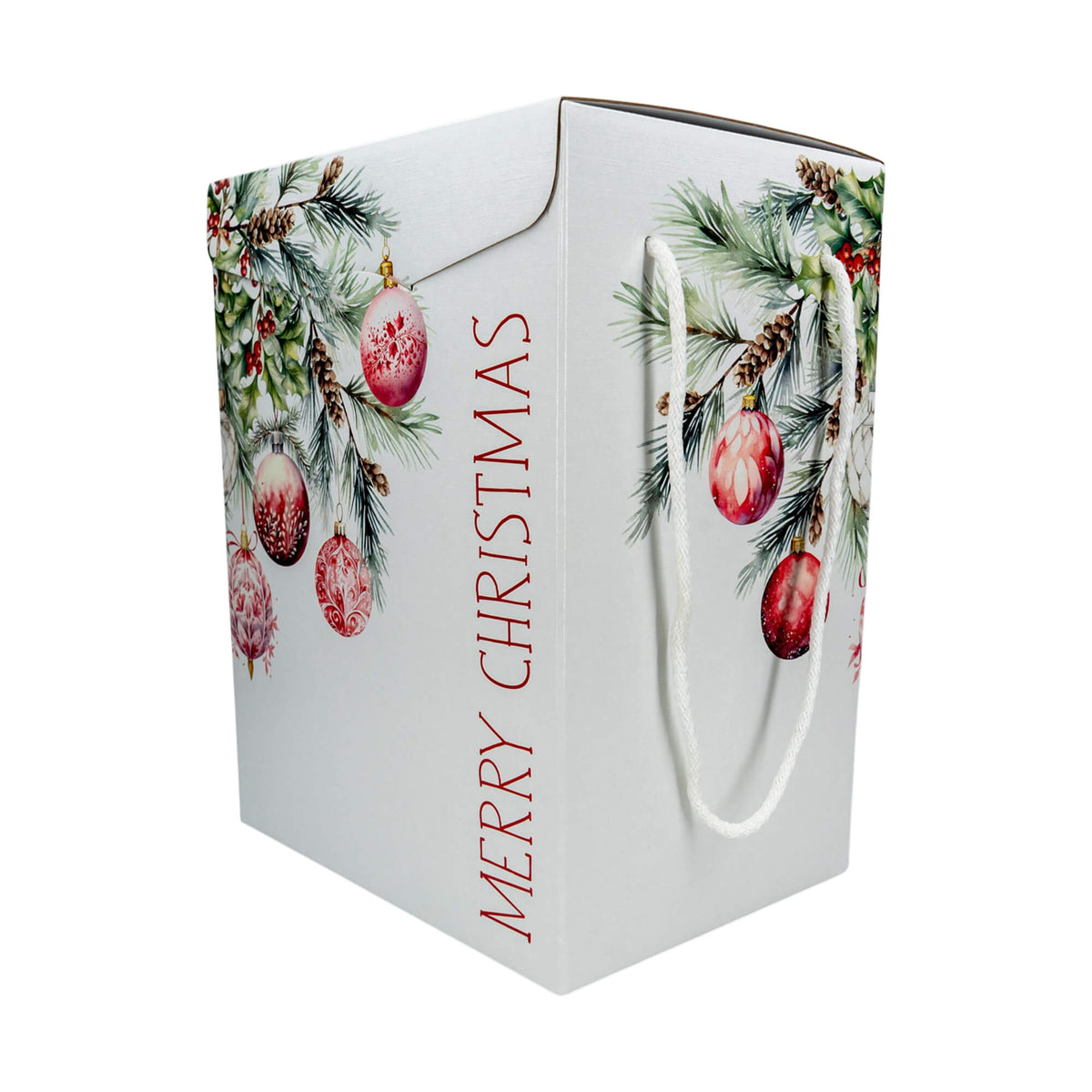 Cajas con Cordón - Blanco, Rojo y Blanco - "Addobbi di Natale"