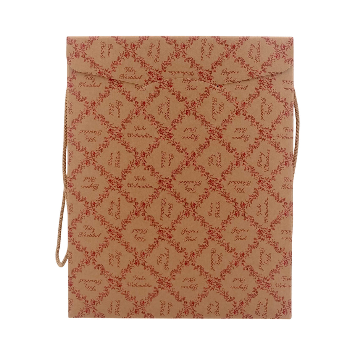 Cajas con Cordón - Kraft y Rojo - "Royal Garden"