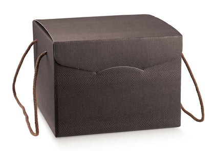 Cajas Segreto con Cordón - Marrón - "Skin"