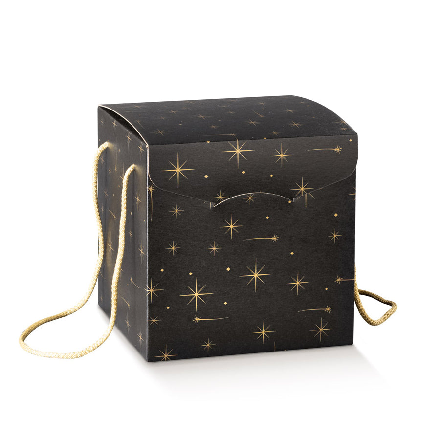 Cajas Secretas con Cordón - Negro - "Constellation"