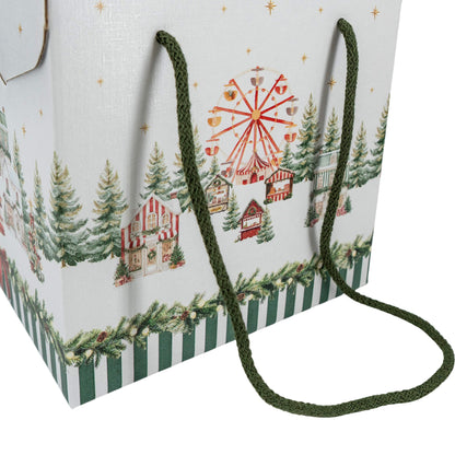 Cajas con Cordón - Verde y Blanco - "Market Verde"