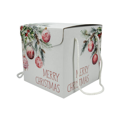 Cajas con Cordón - Blanco, Rojo y Blanco - "Addobbi di Natale"