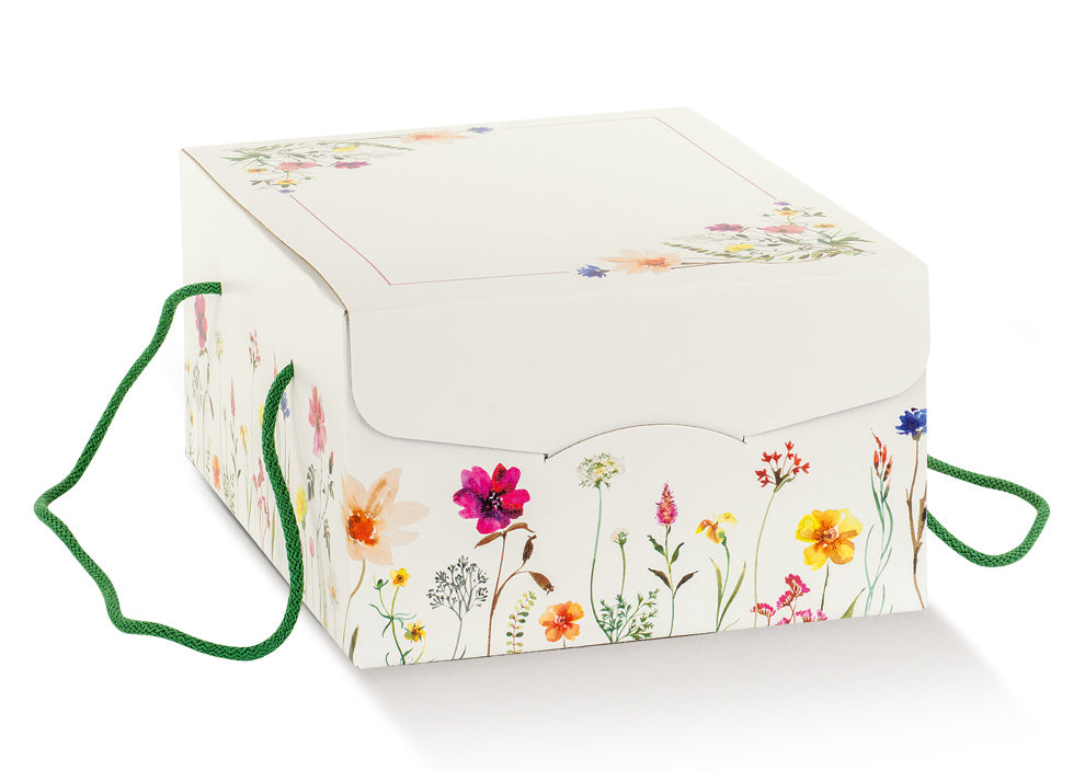 Secret Boxes with Cord - Multicolor - "Spring Flowers"