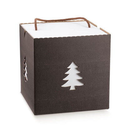 Cajas con Cordón - Marrón - "Skin Coffee/Árbol"