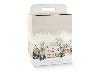 Caja Cesta - Multicolor - "Christmas Village"