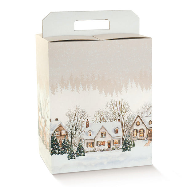 Caja Cesta - Multicolor - "Christmas Village"