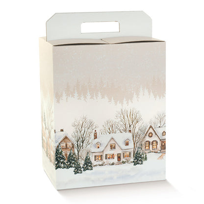 Caja Cesta - Multicolor - "Christmas Village"