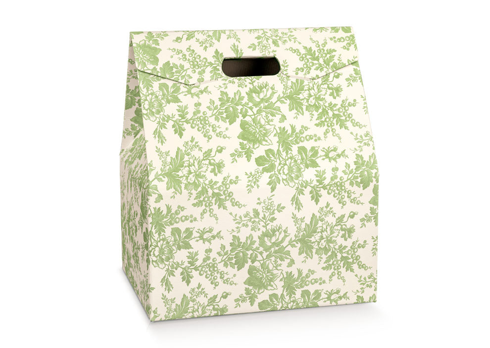 Caixa Cabaz Baulotto - Verde - "Jouy Verdino"