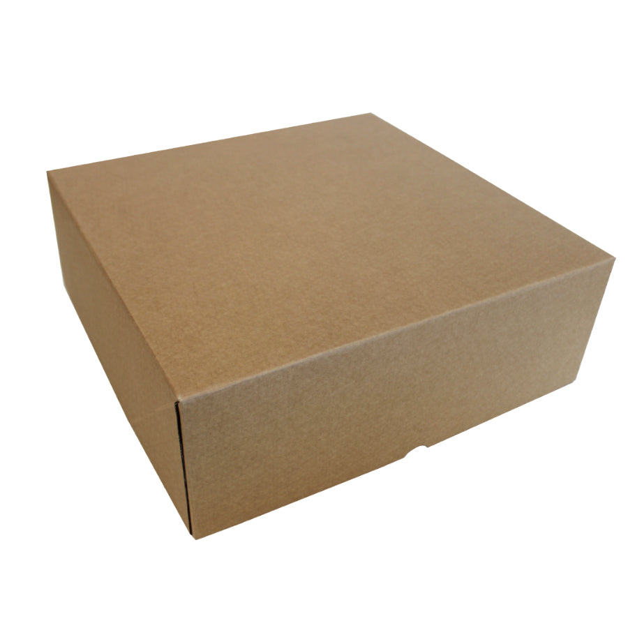 Marmotta Box with Hinged Lid - Kraft - "Avana"