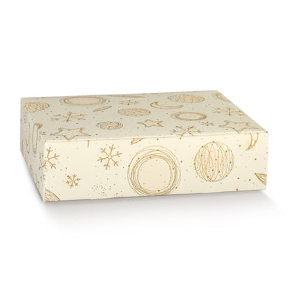 Cajas Cantinetta para Botellas - Blanco y Oro - "White Universe"