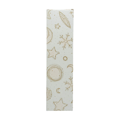 Caixa para 1 Garrafa Magnum - Branco e Ouro - "White Universe"