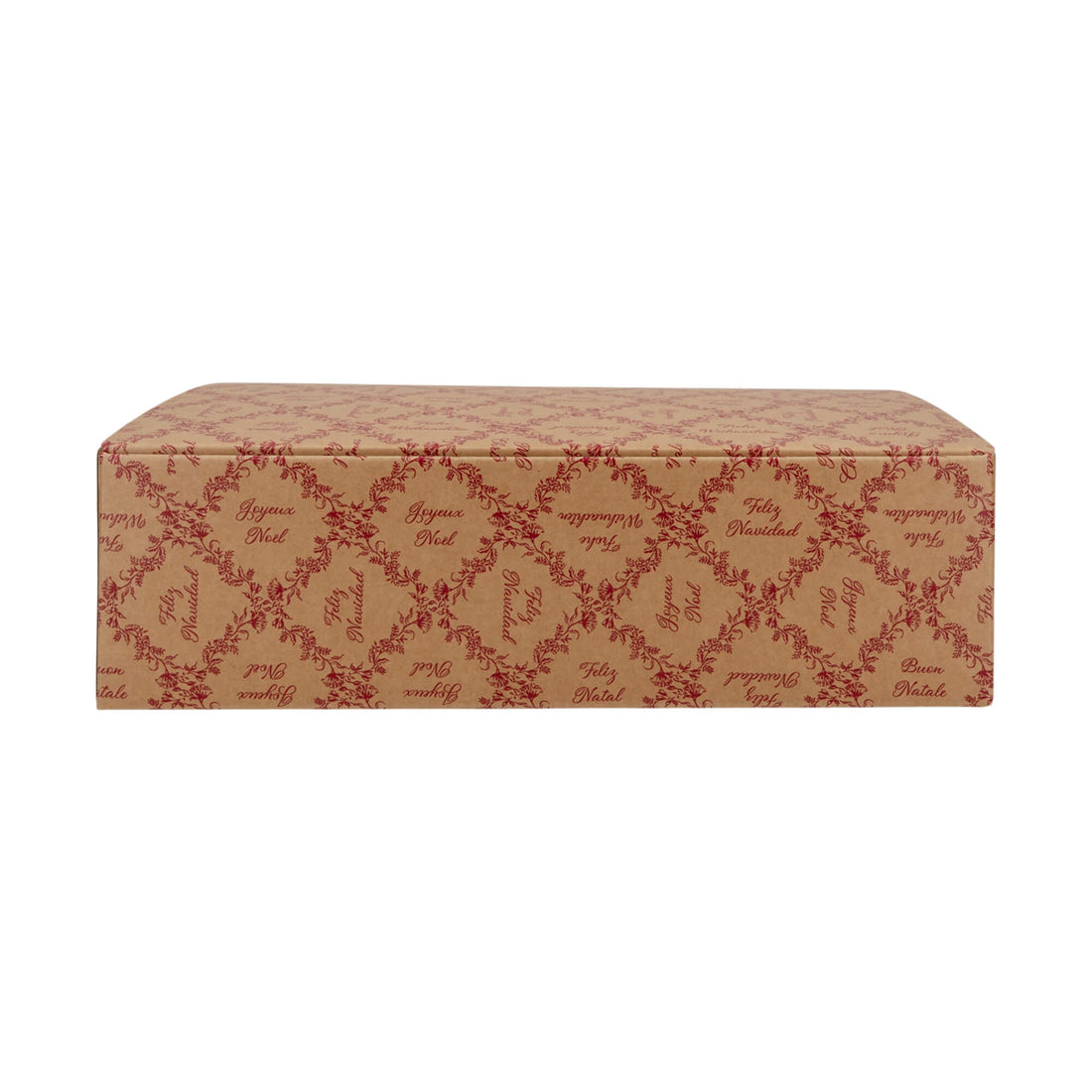 Cajas Únicas para Botellas - Kraft y Rojo - "Royal Garden"