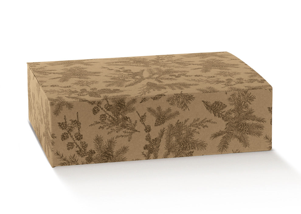Single Bottle Boxes - Kraft - "Magic Forest"