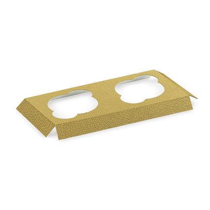 Cupcake Cases with 60mm Openings - Gold - "Skin"