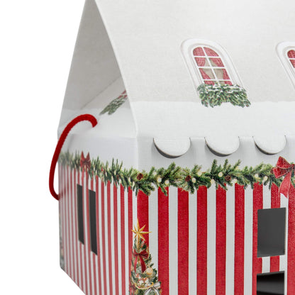 Caja Casa con Cordel - Multicolor - "Market Vermelho"
