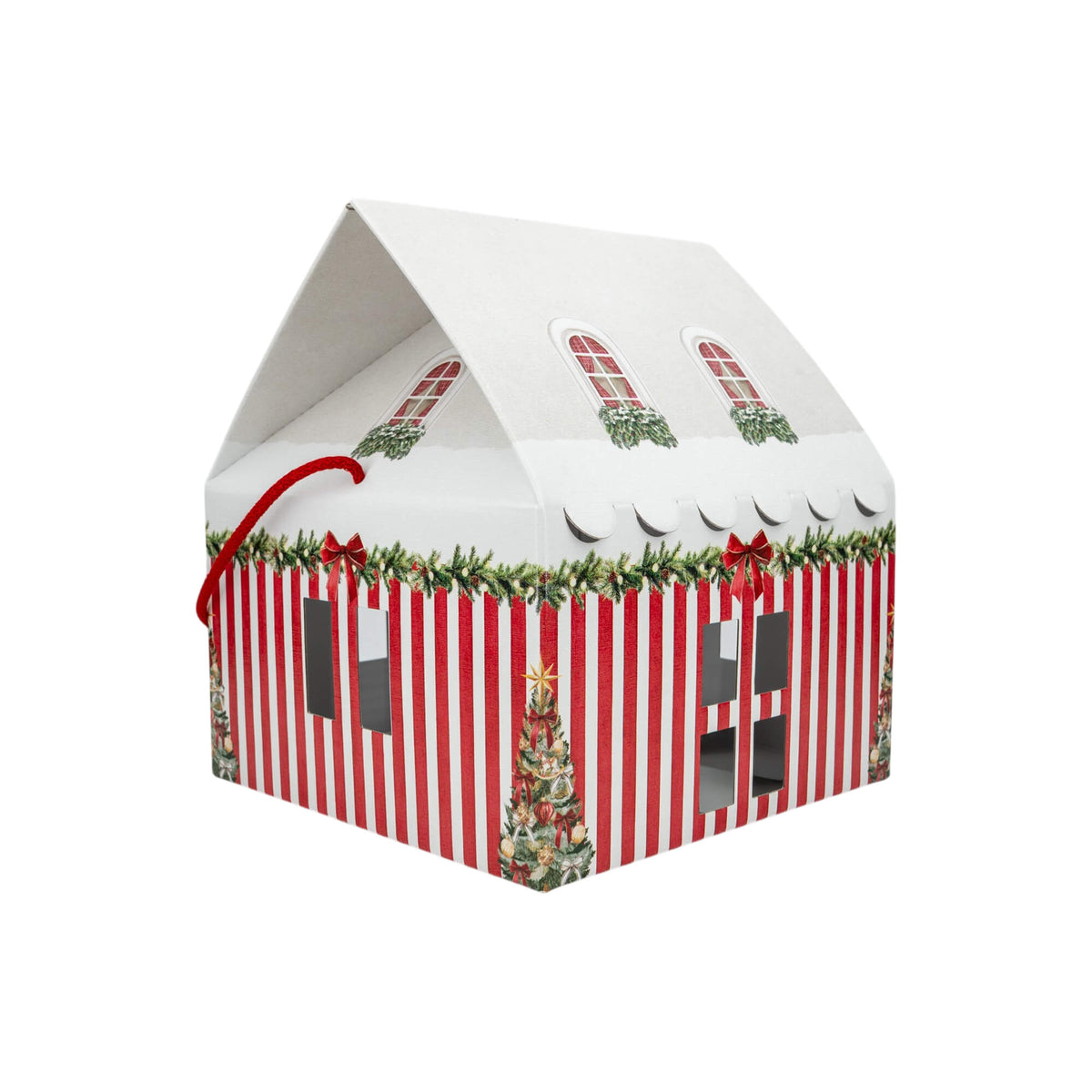 Caja Casa con Cordel - Multicolor - "Market Vermelho"