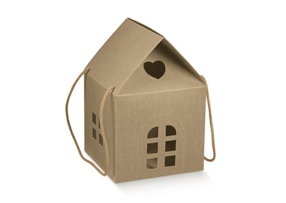 Caja Casa con Cordón - Kraft - "Avana"