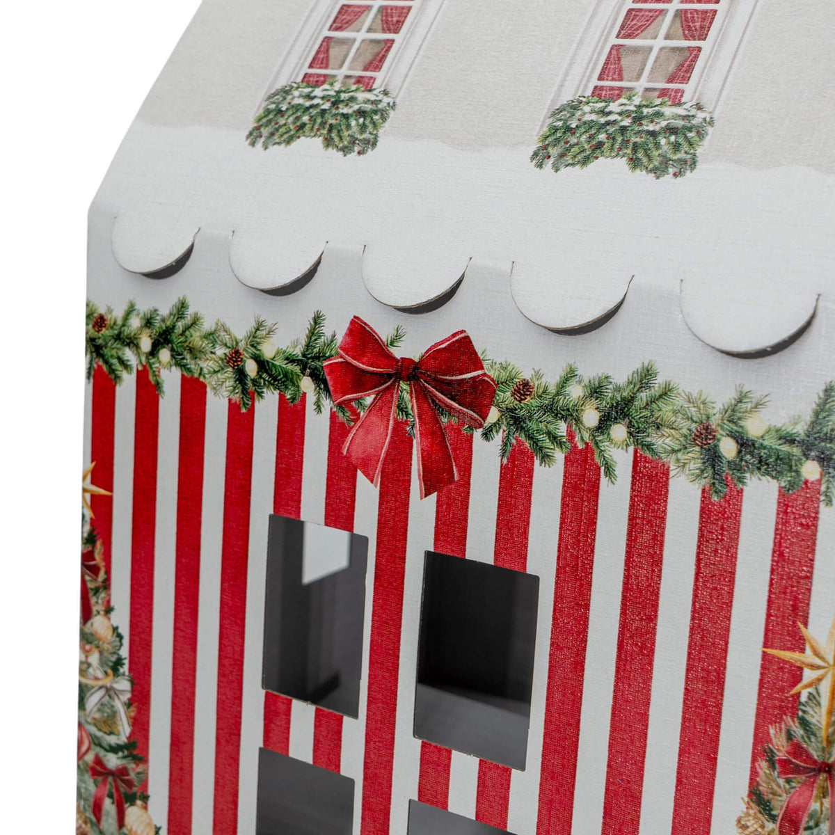 Caja Casa con Cordel - Multicolor - "Market Vermelho"