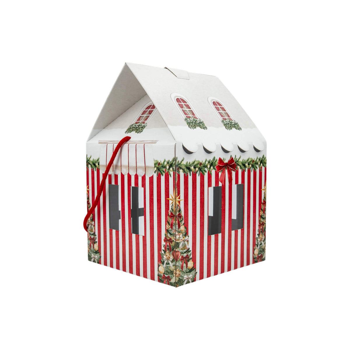 Caja Casa con Cordel - Multicolor - "Market Vermelho"