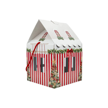 Caja Casa con Cordel - Multicolor - "Market Vermelho"