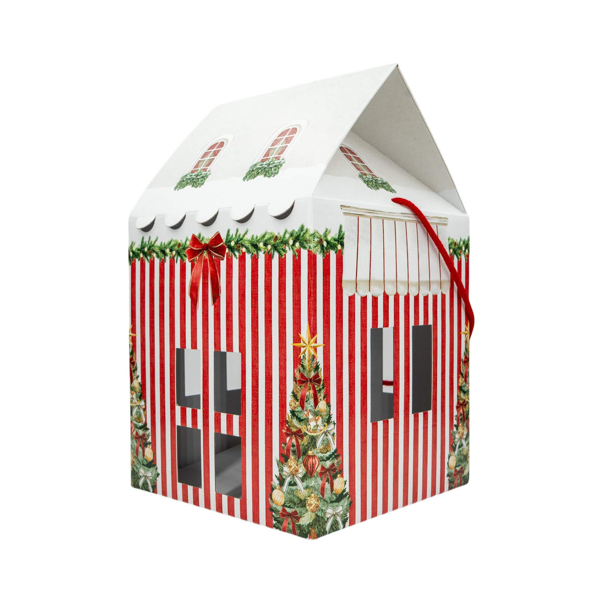 Caja Casa con Cordel - Multicolor - "Market Vermelho"