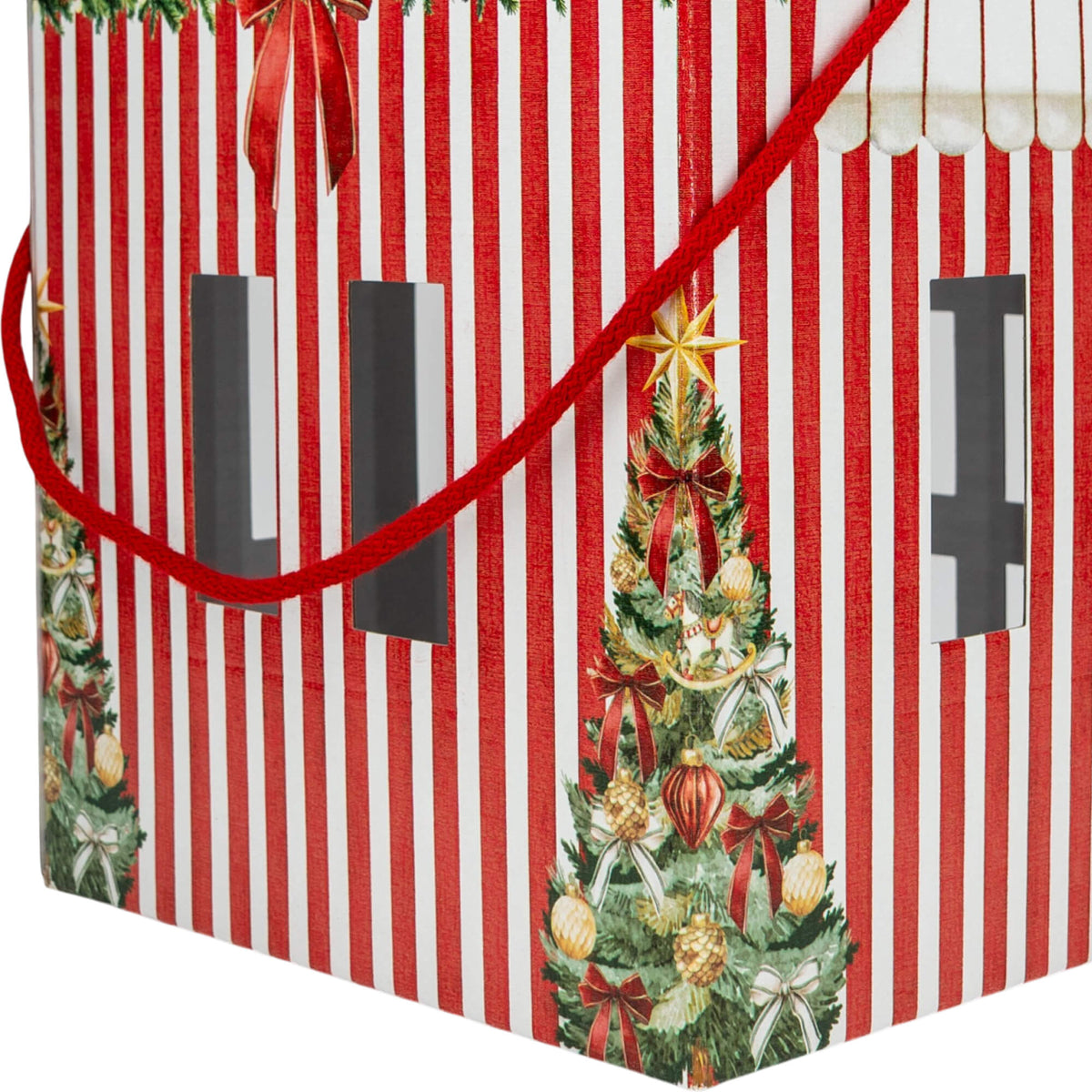 Caja Casa con Cordel - Multicolor - "Market Vermelho"