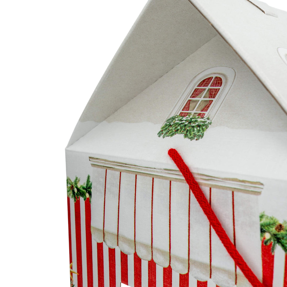 Caja Casa con Cordel - Multicolor - "Market Vermelho"