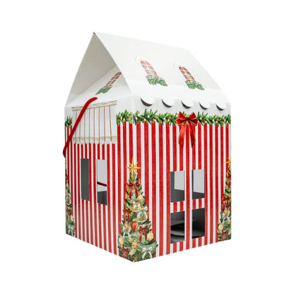 Caja Casa con Cordel - Multicolor - "Market Vermelho"