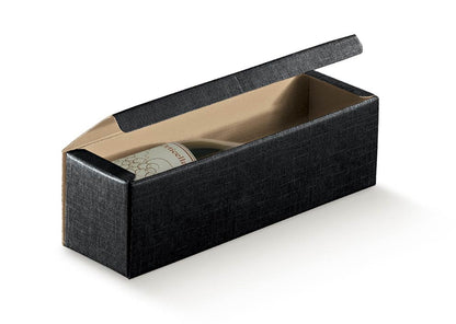 Caixas Cantinetta para Garrafas - Preto -  "Seta"