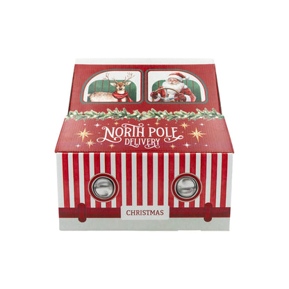 "North Pole" Multicoloured Van Box with Cord