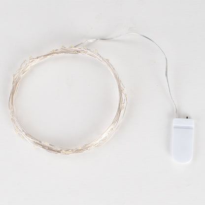 Fio com Mini LEDS e Bateria
