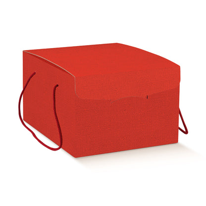 Cajas Secretas con Cordón - Rojo - "Lino"