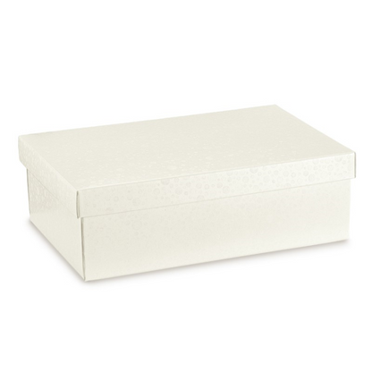 Caixas com Tampa e Fundo - Branco - "Bolas"