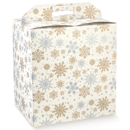 Caja Cesta - Oro y Plata - "Crystal"