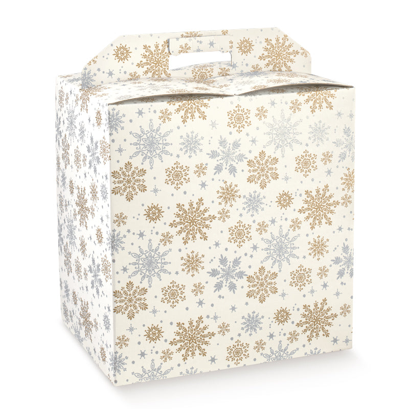 Caja Cesta - Oro y Plata - "Crystal"